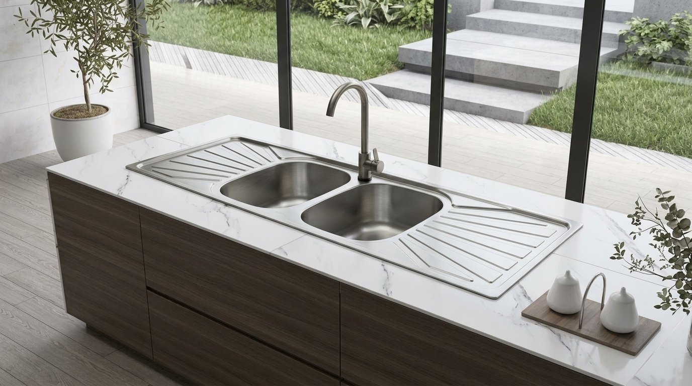 Stainless Kitchen Sink-DBDT