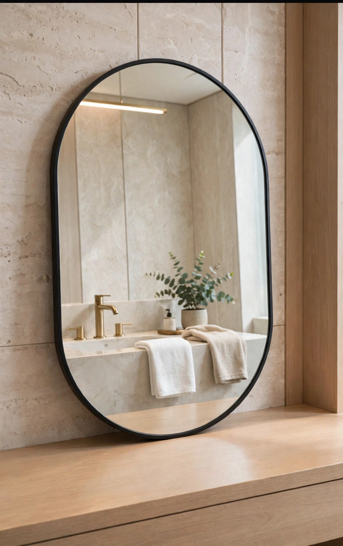 Luna Capsule Mirror-Black